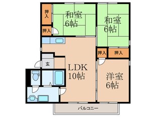 ユアホーム天神山の物件間取画像